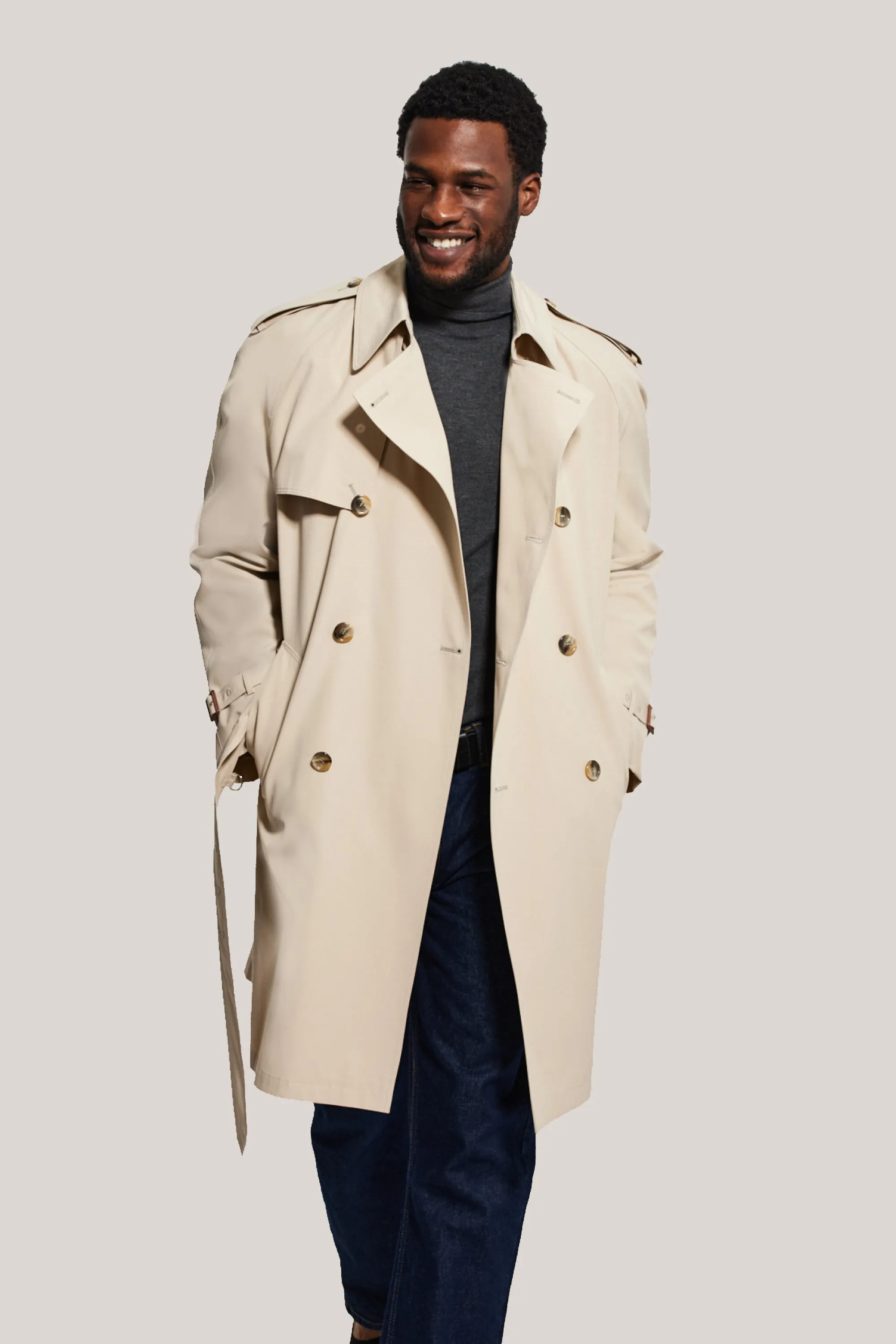 AUSTIN Full Length Trench Coat sold by Lornes Coats product image thumbnail 2