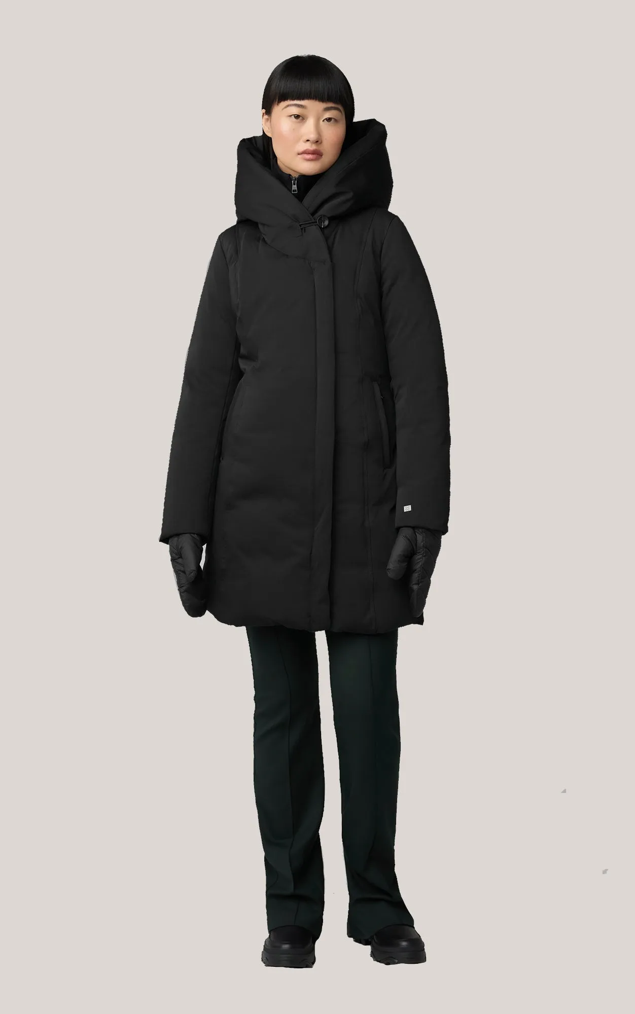 CAMELIA Slim Fit Brushed Down Coat sold by Lornes Coats product image thumbnail 3