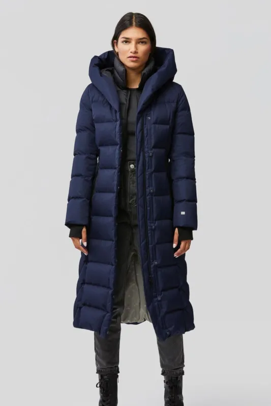 TALYSE Maxi Length Down Coat made by Soia & Kyo
