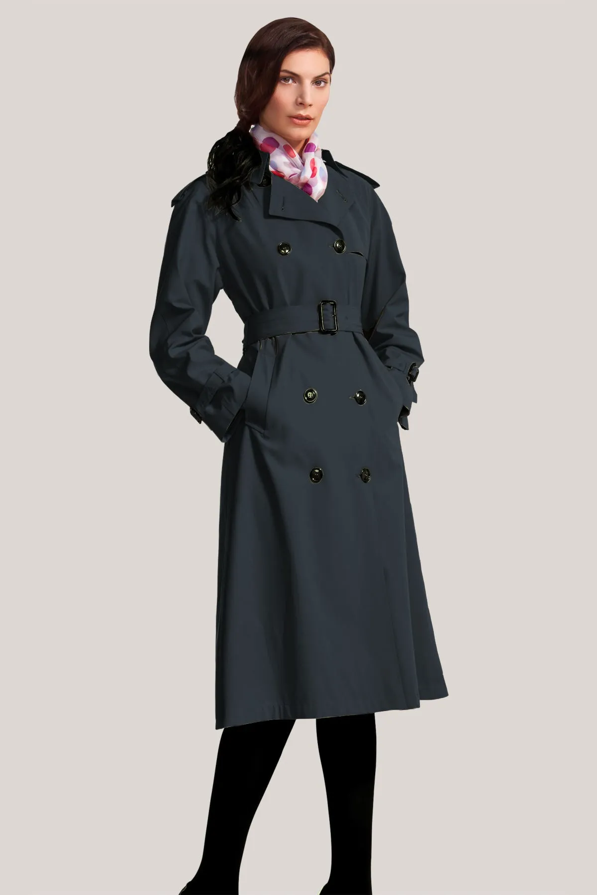 MONICA Classic Water Repellent Trench Coat sold by Lornes Coats