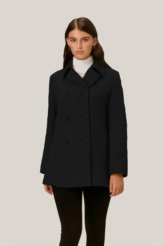 MOLLY Wool & Cashmere Pea Coat 2141 made by Lornes Coats
