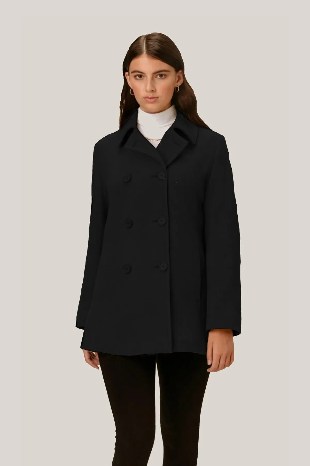 MOLLY Wool & Cashmere Pea Coat 2141 sold by Lornes Coats