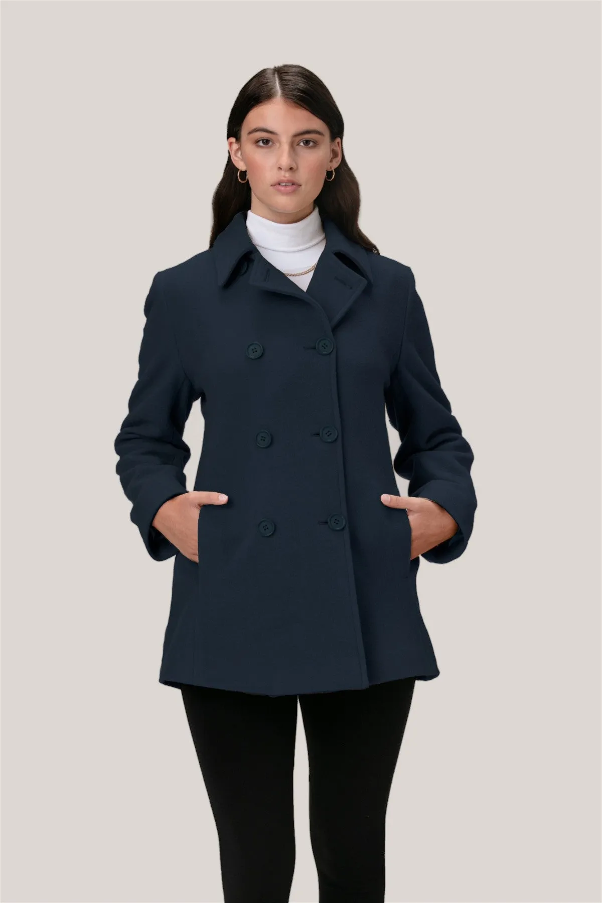 MOLLY Wool & Cashmere Pea Coat 2141 sold by Lornes Coats product image thumbnail 3
