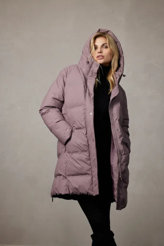 MARINA Down Coat with Detachable Hood 2096 sold by Lornes Coats
