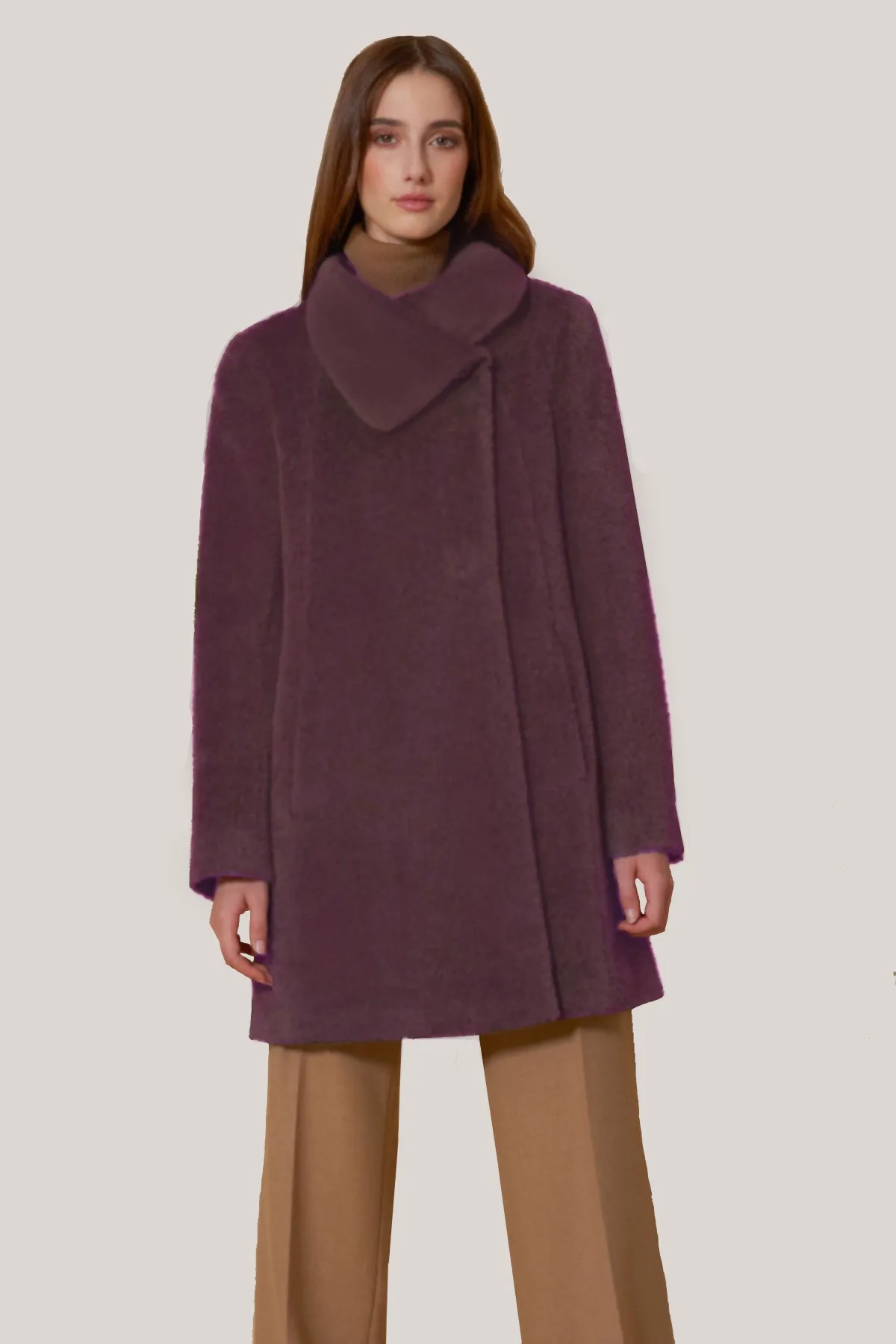 A-line Wool & Cashmere Coat 86001D sold by Lornes Coats product image thumbnail 3