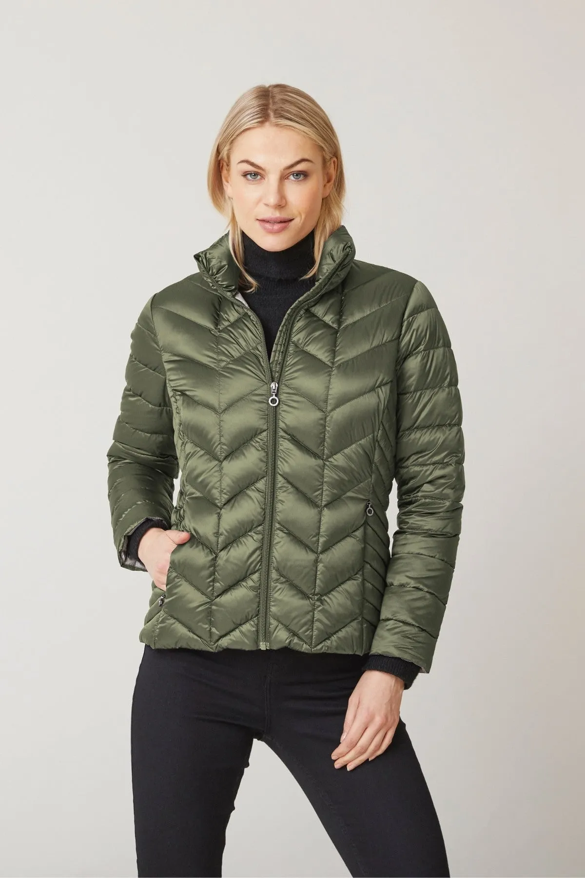 EDIE Light Weight Transitional Down Jacket 2040 sold by Lornes Coats product image thumbnail 5