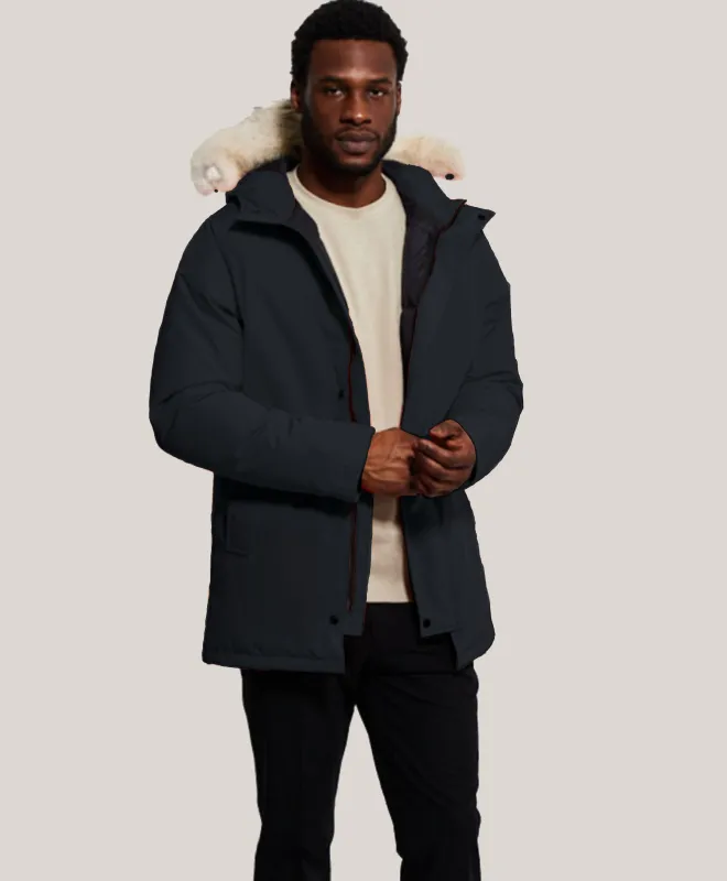 BRENT Down Coat Made in Canada sold by Lornes Coats