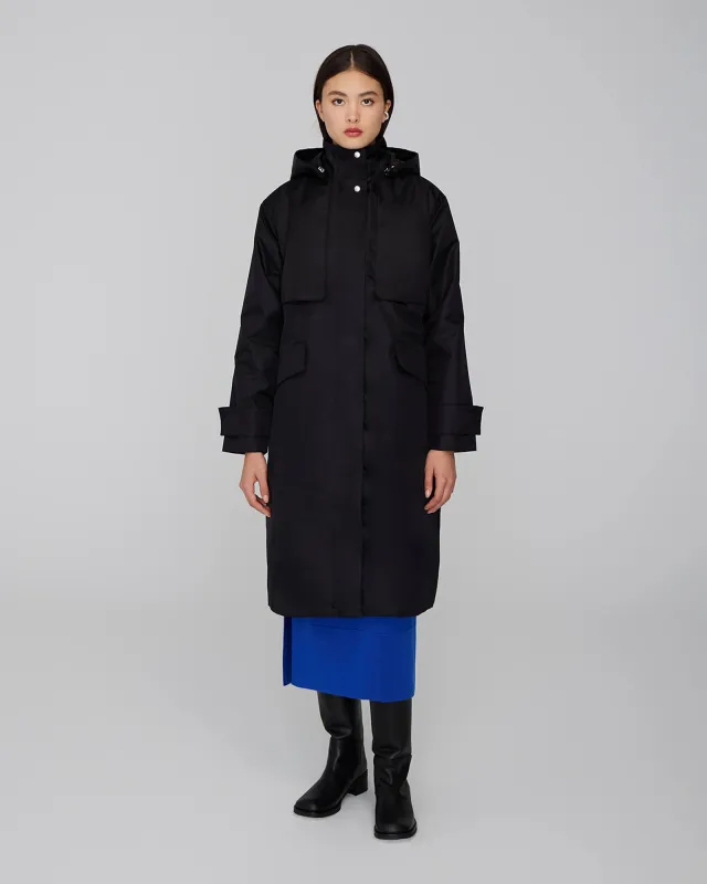 MARINA | Hooded 3-in-1 Trench Coat sold by Quartz Co