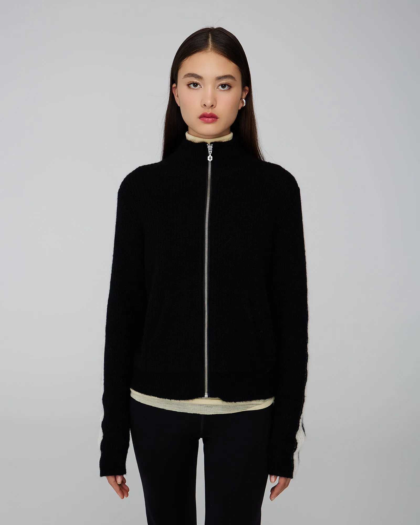 KATRINA | Zip Cardigan sold by Quartz Co product image thumbnail 2