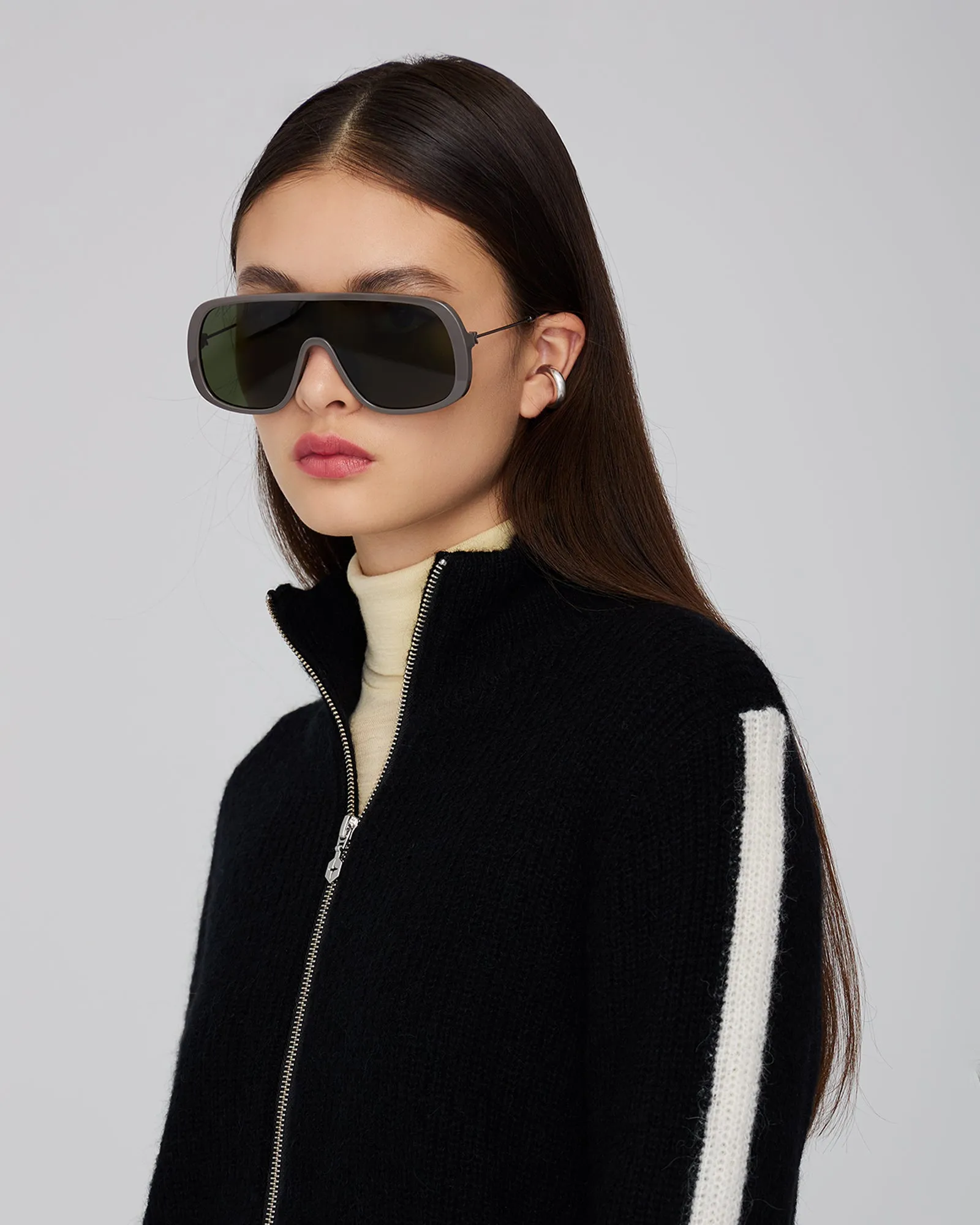 KATRINA | Zip Cardigan sold by Quartz Co product image thumbnail 4