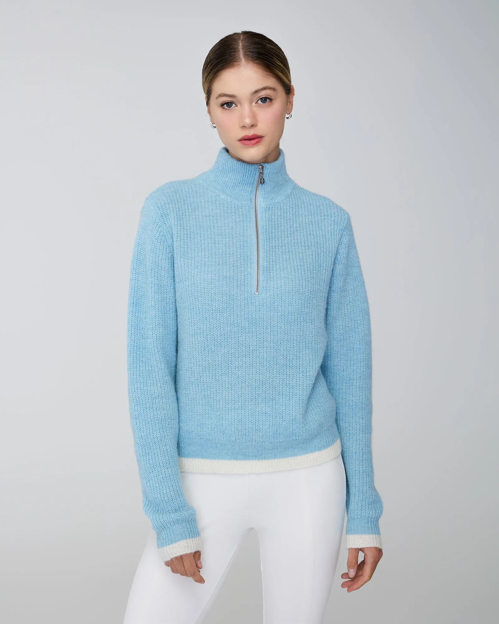 KATRINA | Half-zip Sweater sold by Quartz Co product image thumbnail 2
