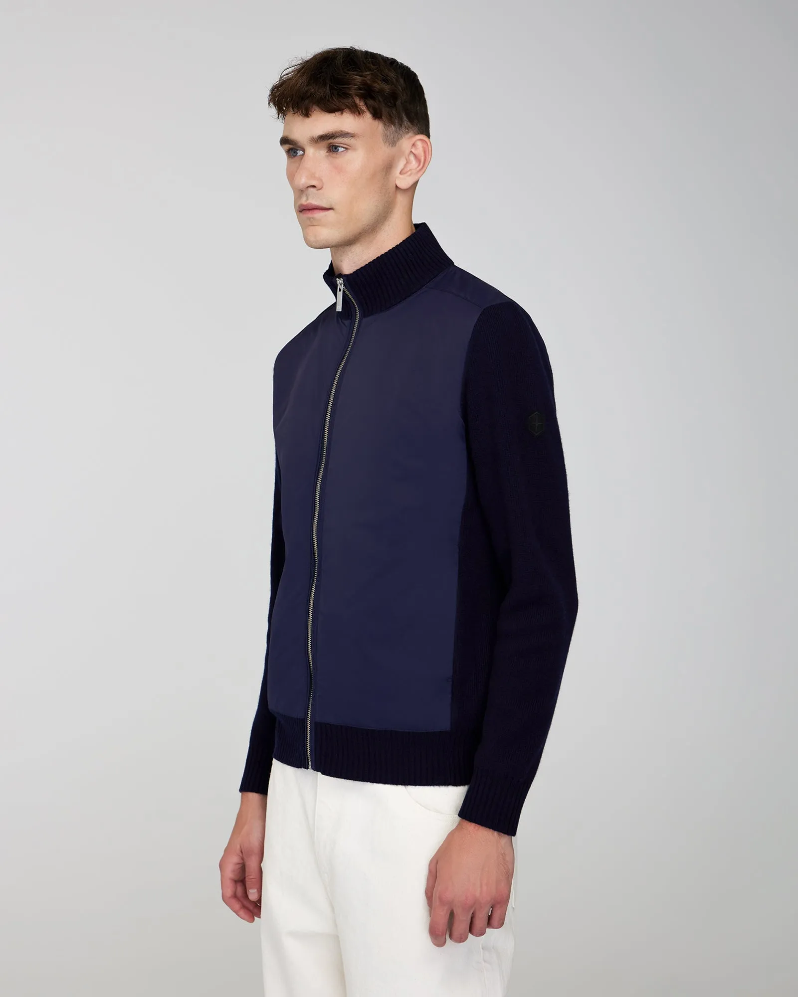 DAMIEN | Mockneck Zip Sweater sold by Quartz Co product image thumbnail 3