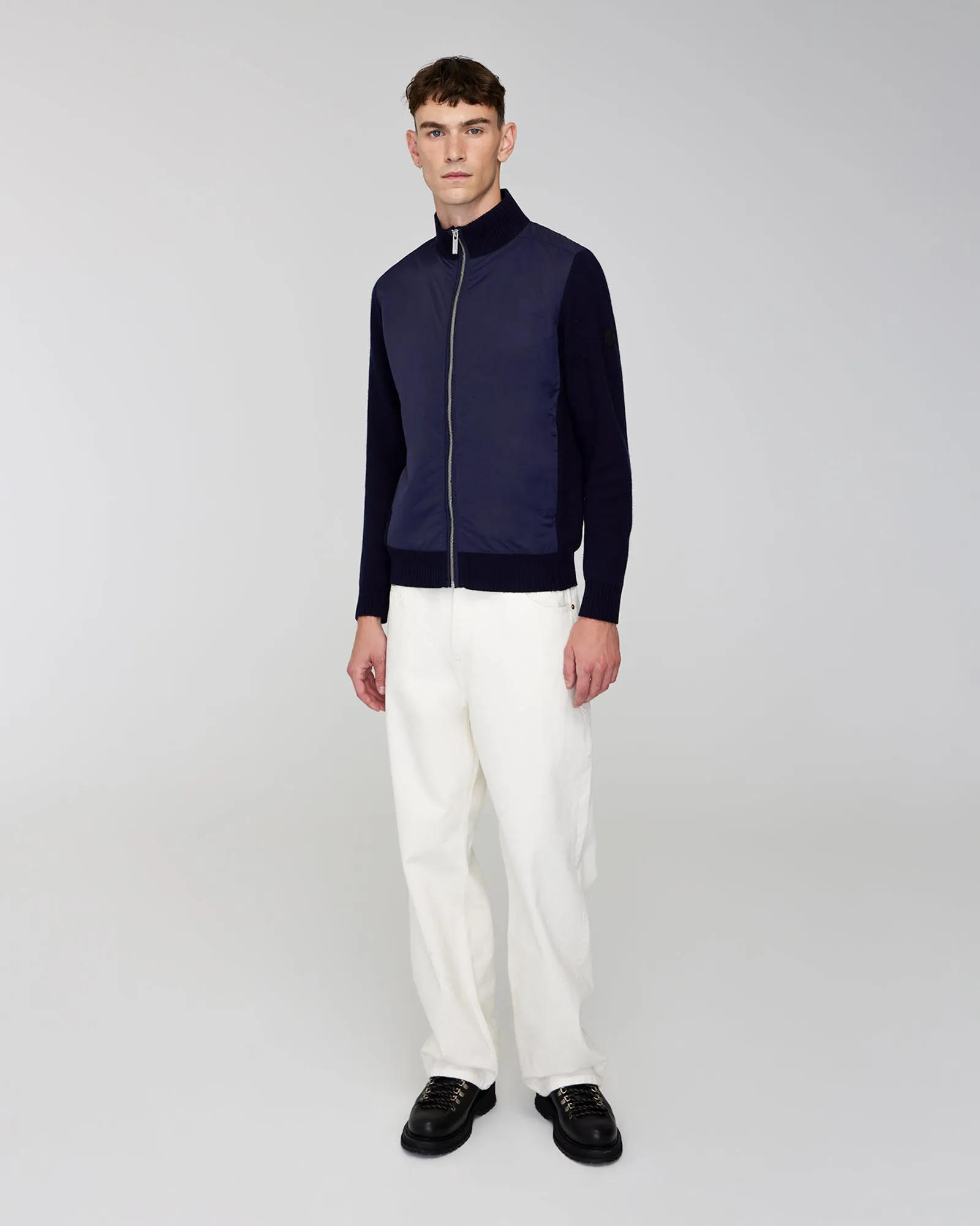 DAMIEN | Mockneck Zip Sweater sold by Quartz Co