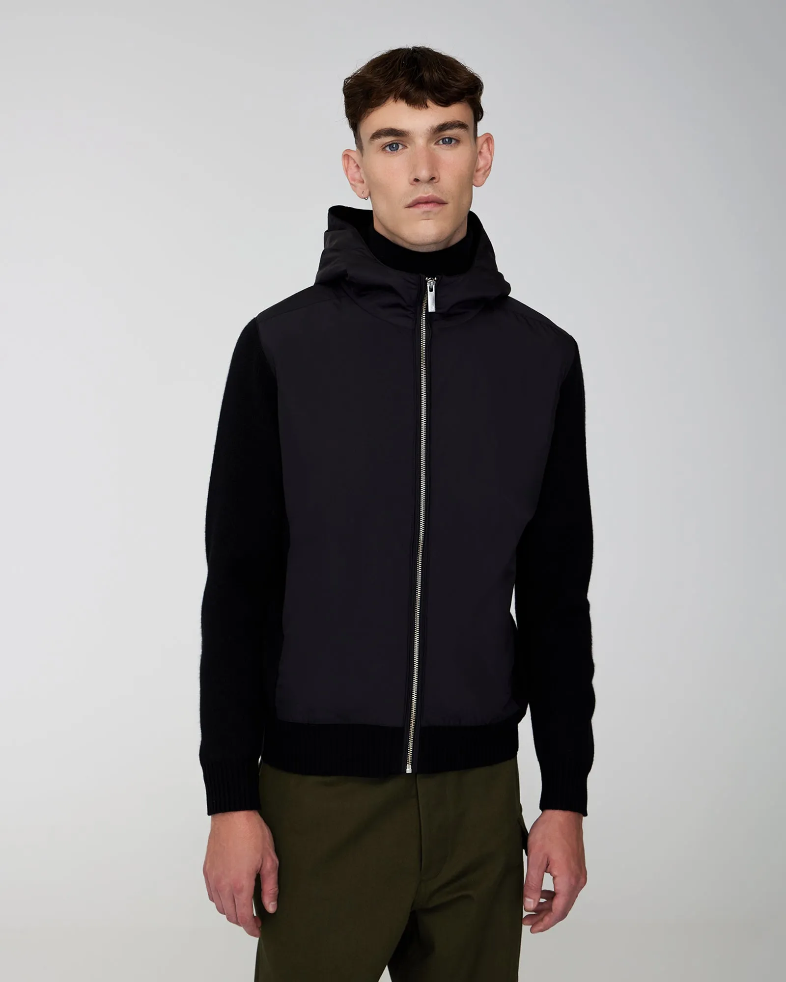 DAMIEN | Hooded Zip Sweater sold by Quartz Co product image thumbnail 2
