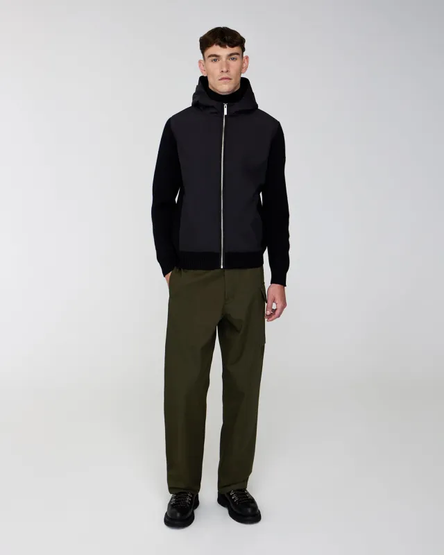 DAMIEN | Hooded Zip Sweater made by Quartz Co
