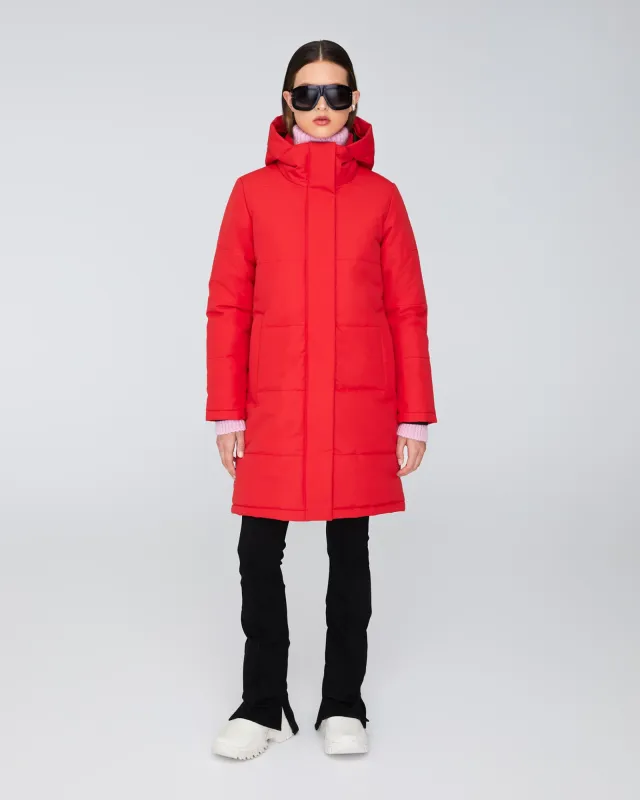 MADELINE | Hooded Insulated Winter Jacket made by Quartz Co