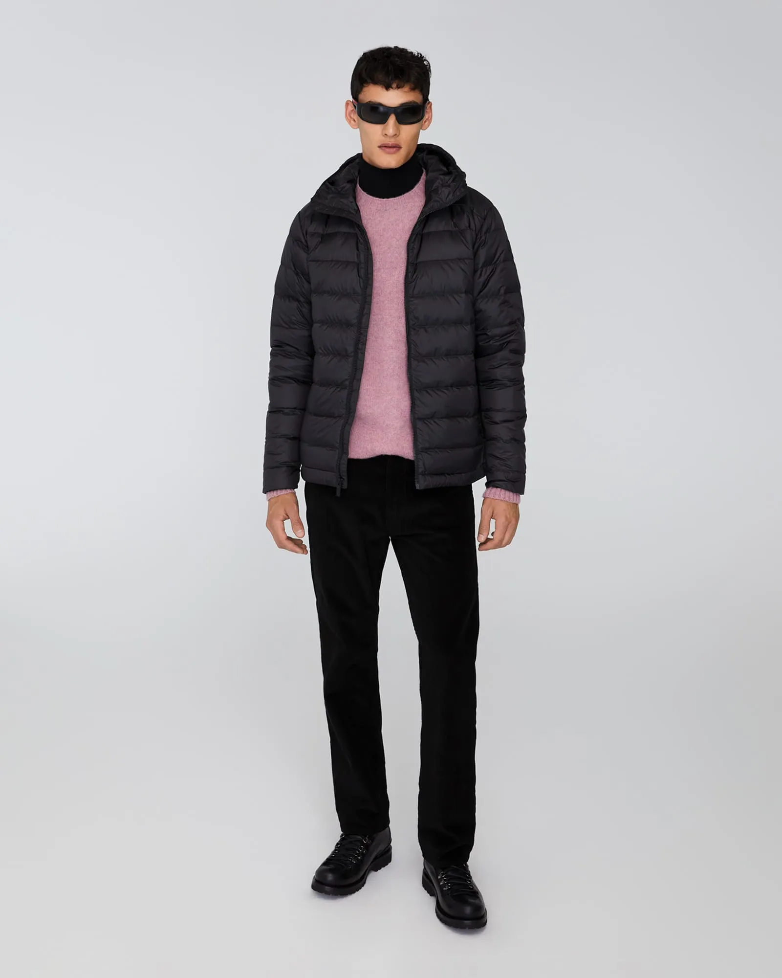 LAWRENCE HOODED | Lightweight Down Jacket sold by Quartz Co product image thumbnail 2