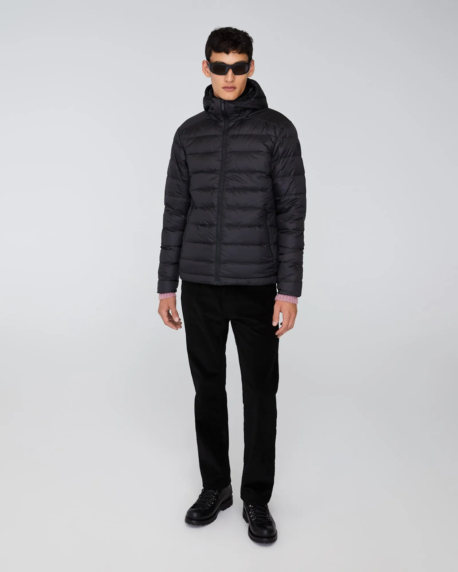 LAWRENCE HOODED | Lightweight Down Jacket sold by Quartz Co