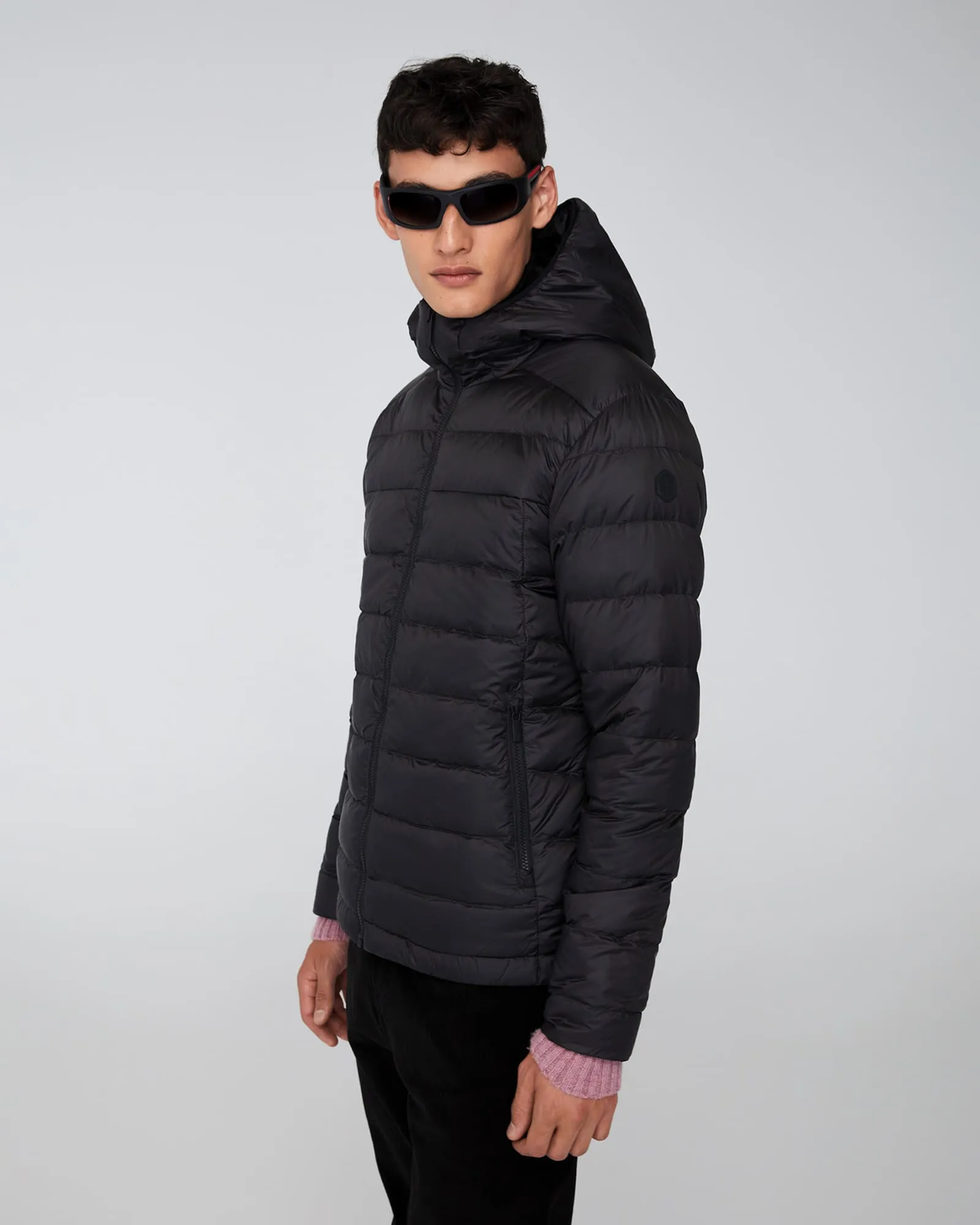 LAWRENCE HOODED | Lightweight Down Jacket sold by Quartz Co product image thumbnail 3