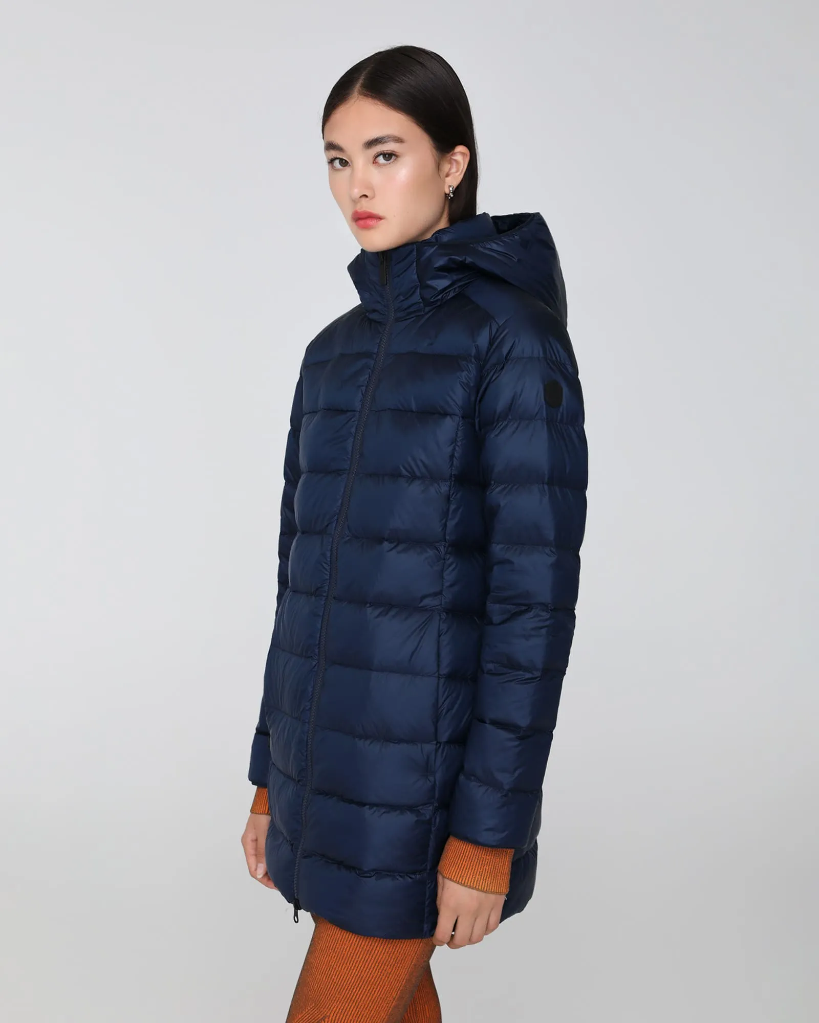 LIVIA MID | Lightweight Hooded Down Jacket sold by Quartz Co product image thumbnail 2