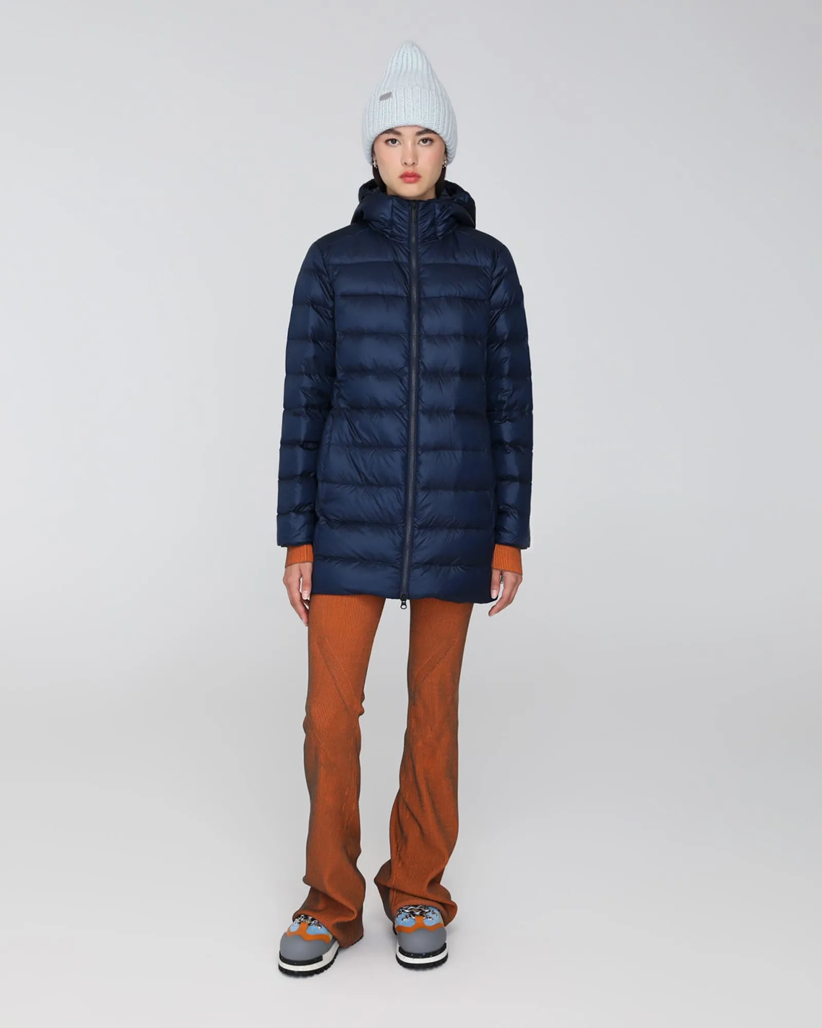 LIVIA MID | Lightweight Hooded Down Jacket sold by Quartz Co