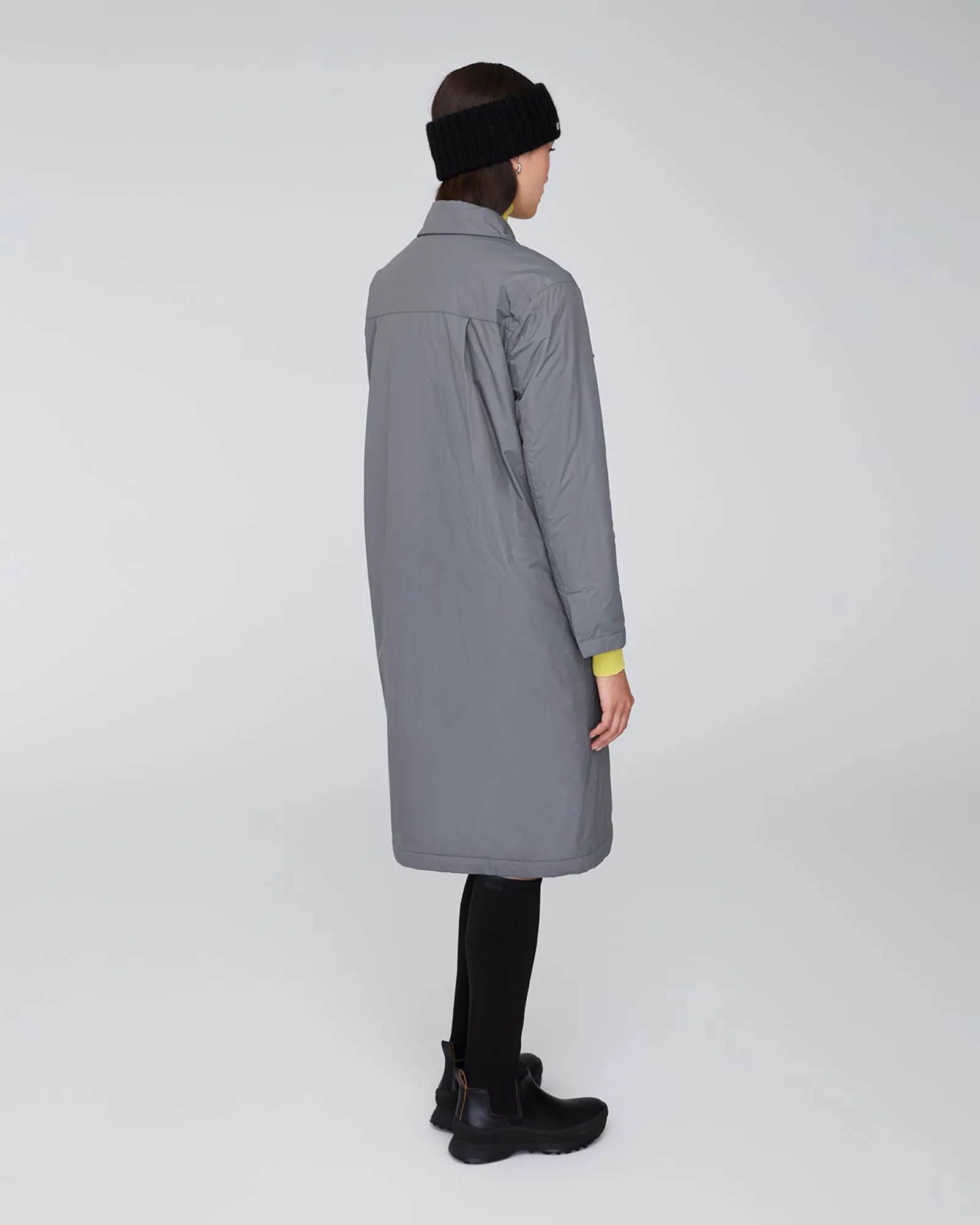 LINA | Long Insulated Shirt Jacket sold by Quartz Co product image thumbnail 5