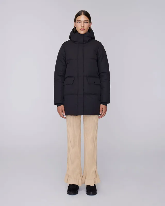 CHLOE | Hooded Down Winter Jacket sold by Quartz Co