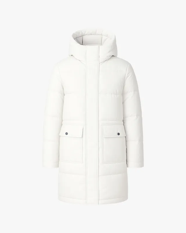 CHLOE | Hooded Down Winter Jacket sold by Quartz Co
