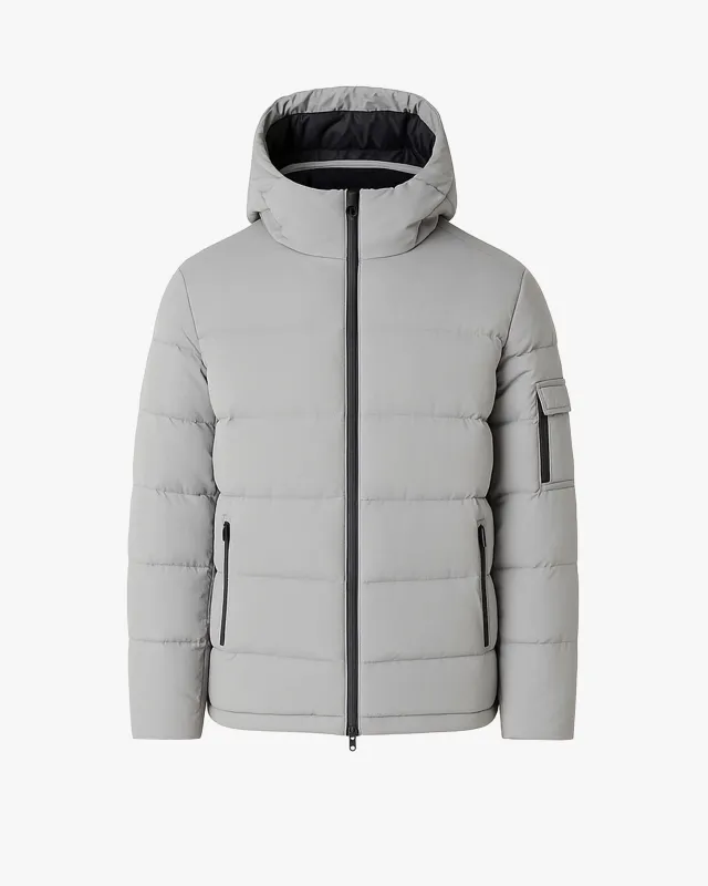 DAWSON | Hooded Recycled Down Winter Jacket sold by Quartz Co
