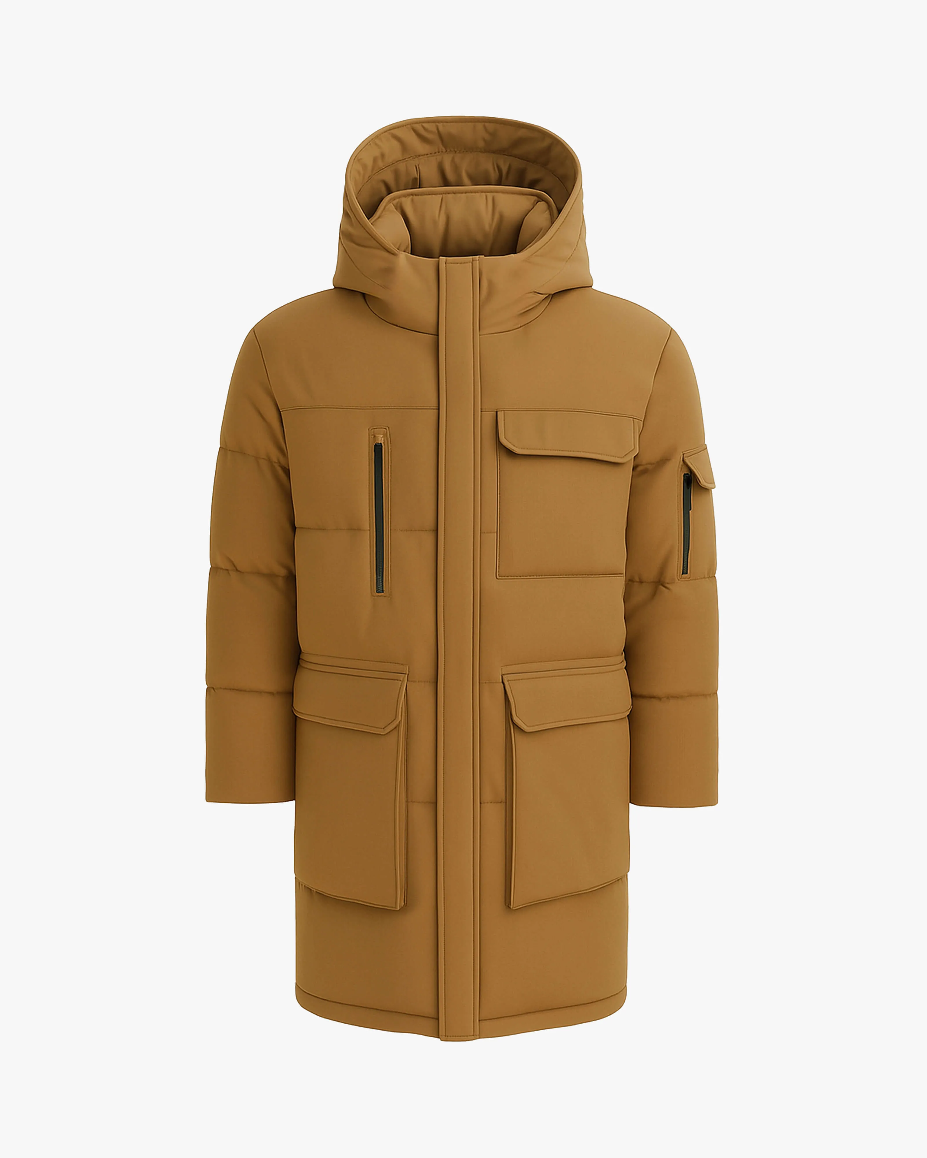 COMPASS | Hooded Recycled Down Winter Jacket sold by Quartz Co product image thumbnail 2