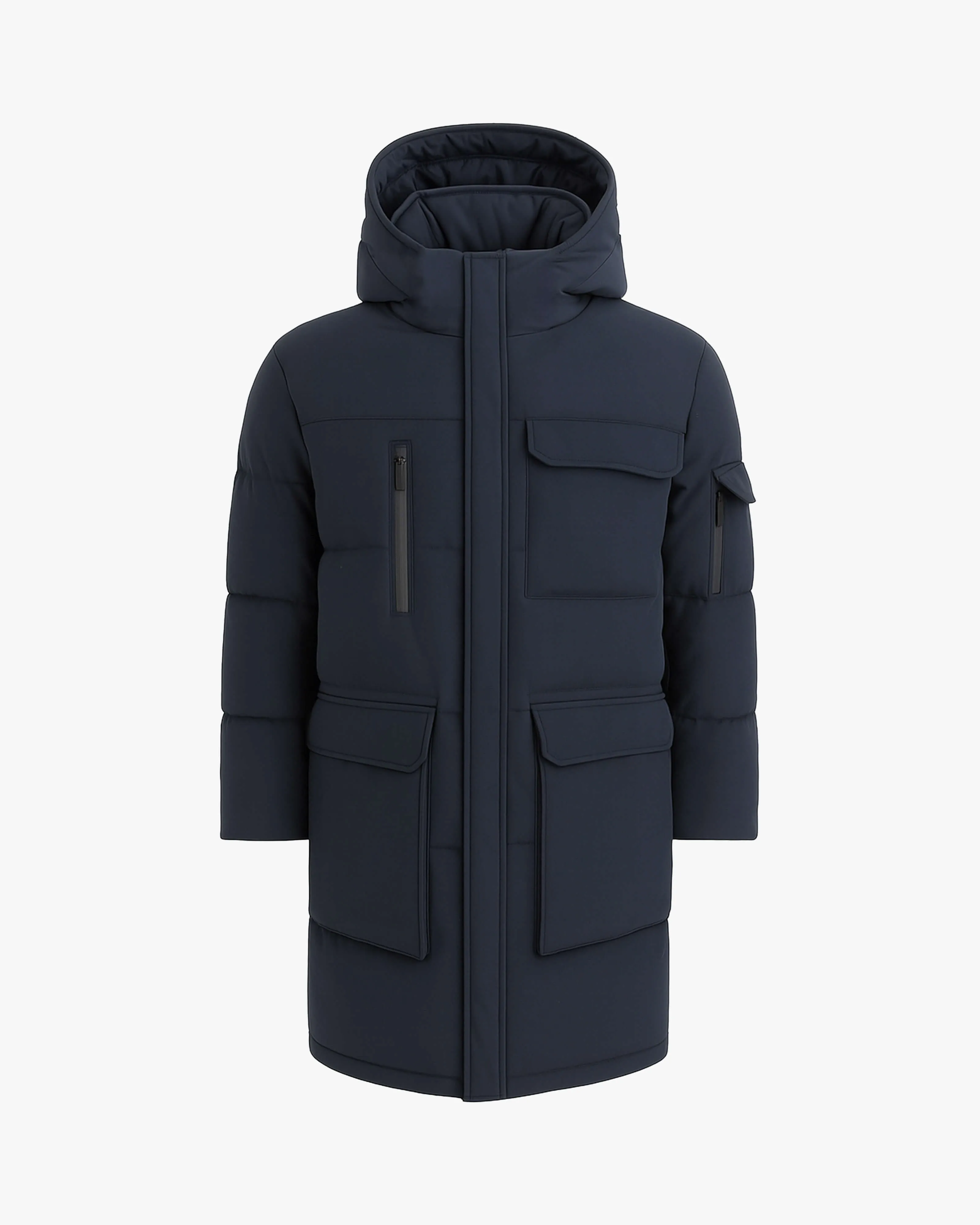 COMPASS | Hooded Recycled Down Winter Jacket sold by Quartz Co product image thumbnail 3