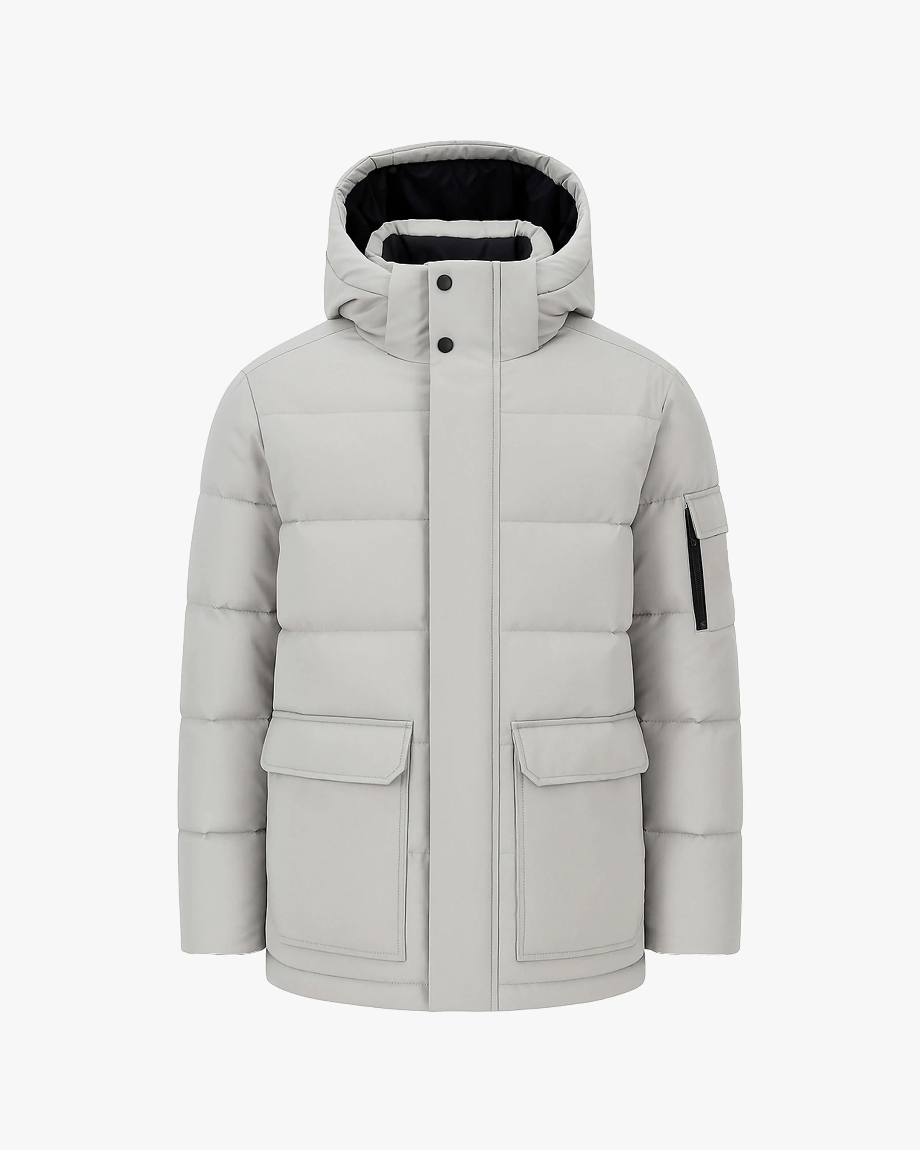 ALEXANDER | Hooded Recycled Down Winter Jacket sold by Quartz Co