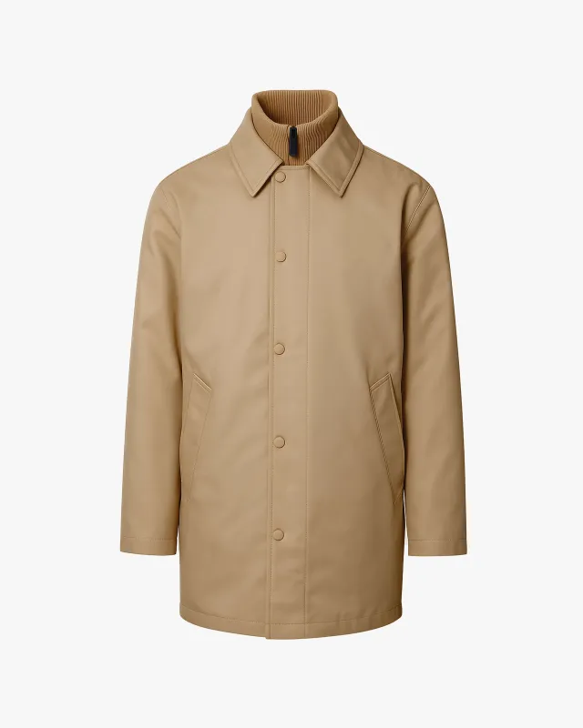 CHRISTOPHER 2.0 | Insulated Car Coat with Removable Bib made by Quartz Co