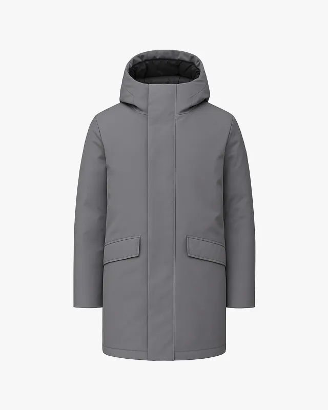 CHAMPLAIN | Hooded Down Winter Jacket sold by Quartz Co