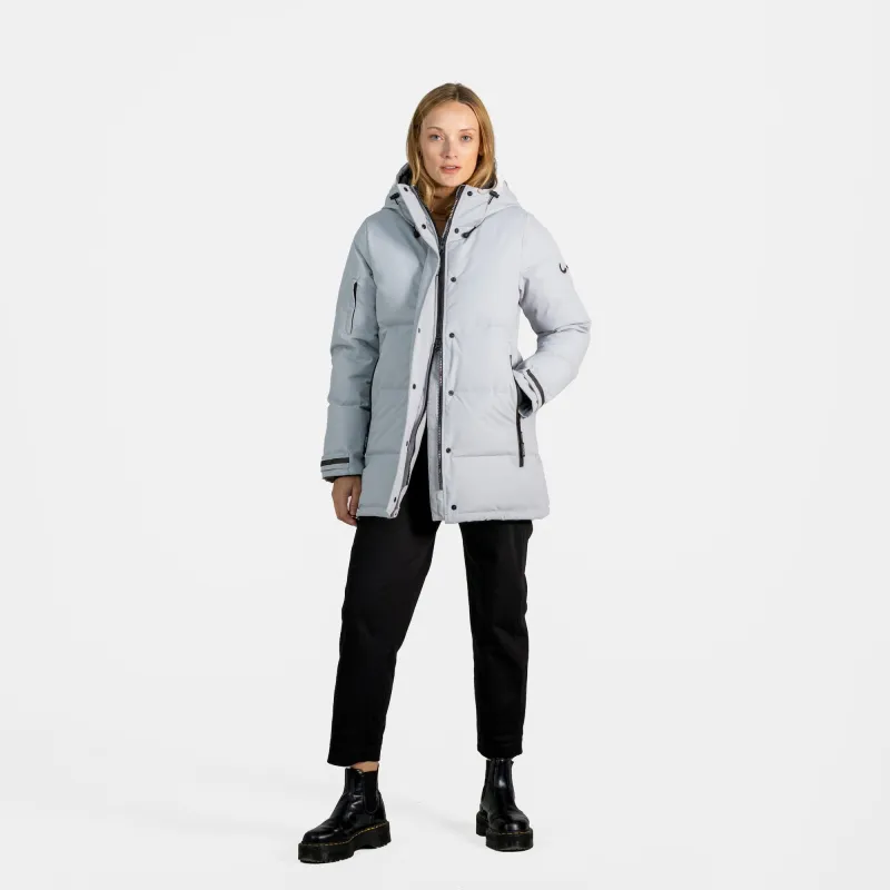 Juneau Parka Light Grey sold by Wuxly