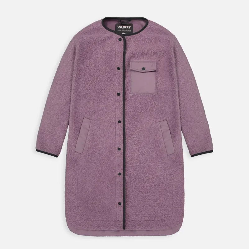 Willow Long Fleece Moonscape Purple sold by Wuxly