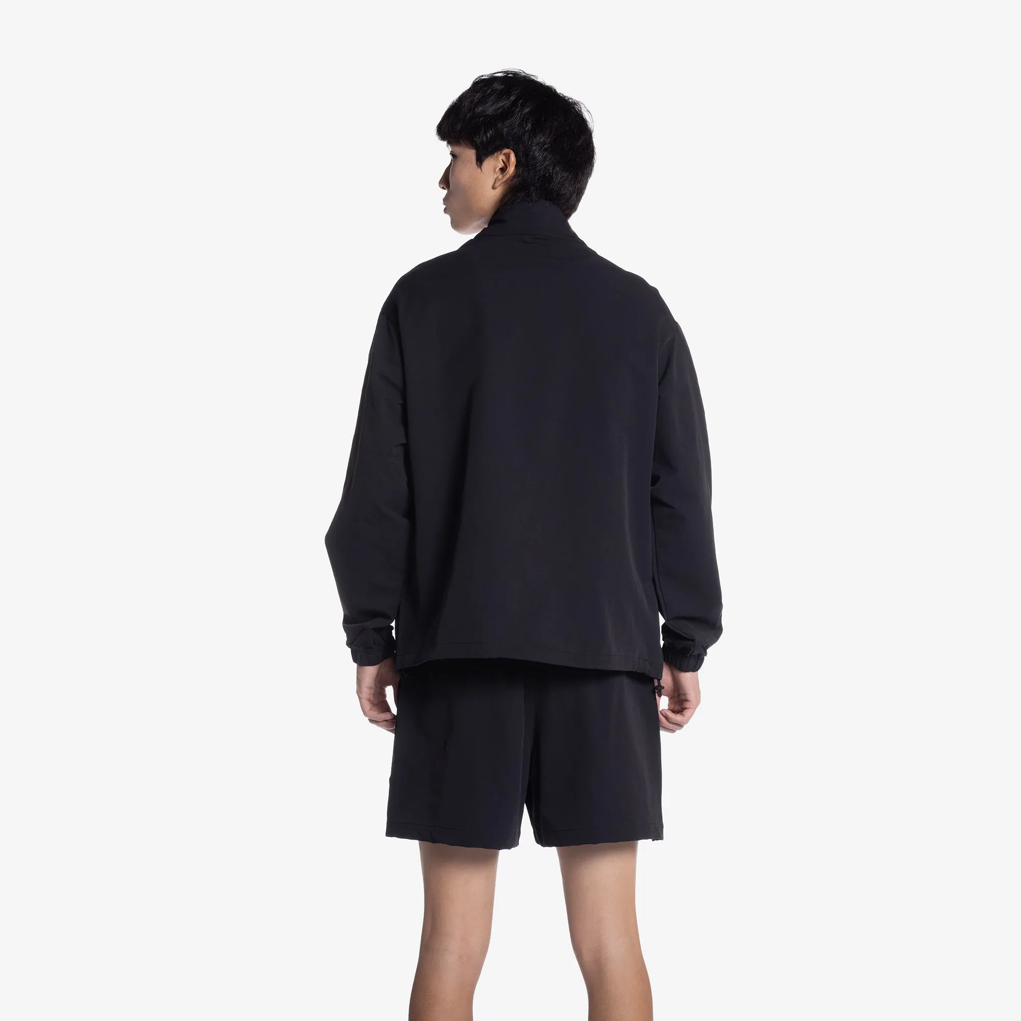 Wildflower Windbreaker Unisex Black sold by Wuxly product image thumbnail 3