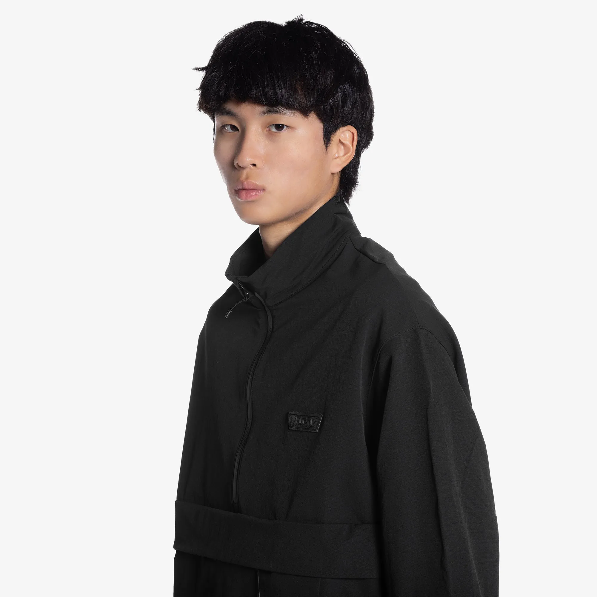 Wildflower Windbreaker Unisex Black sold by Wuxly product image thumbnail 5