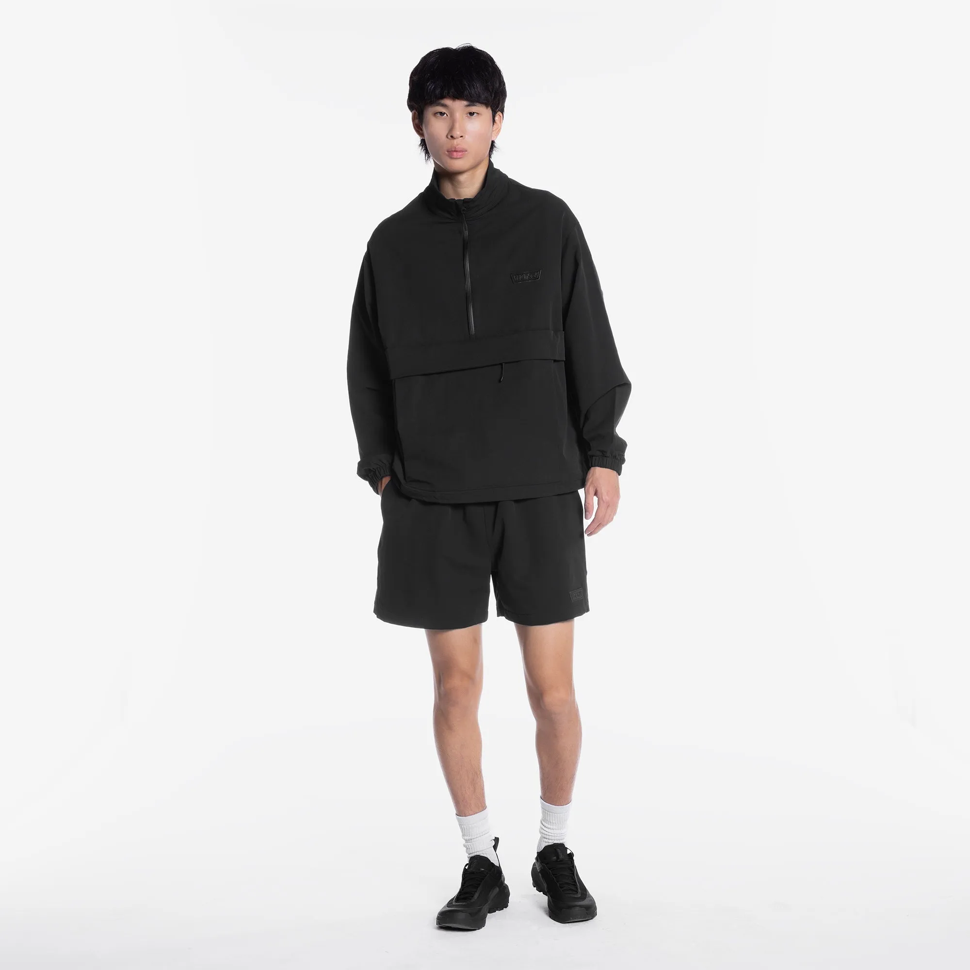 Wildflower Windbreaker Unisex Black sold by Wuxly product image thumbnail 2