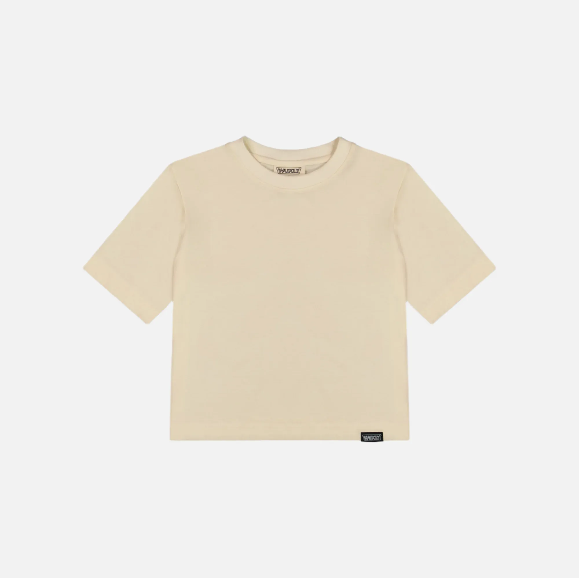 Plant Based Cropped T-Shirt Natural sold by Wuxly