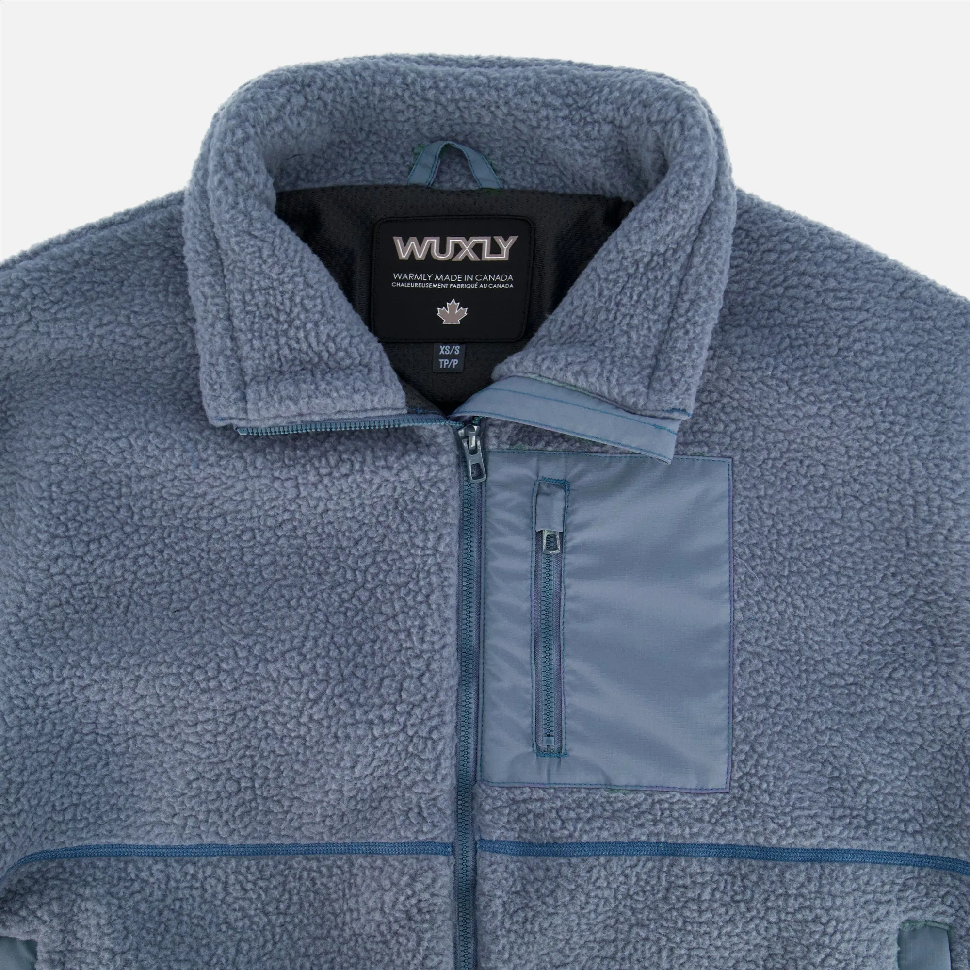 Aura Fleece Stormy Weather Blue sold by Wuxly product image thumbnail 4