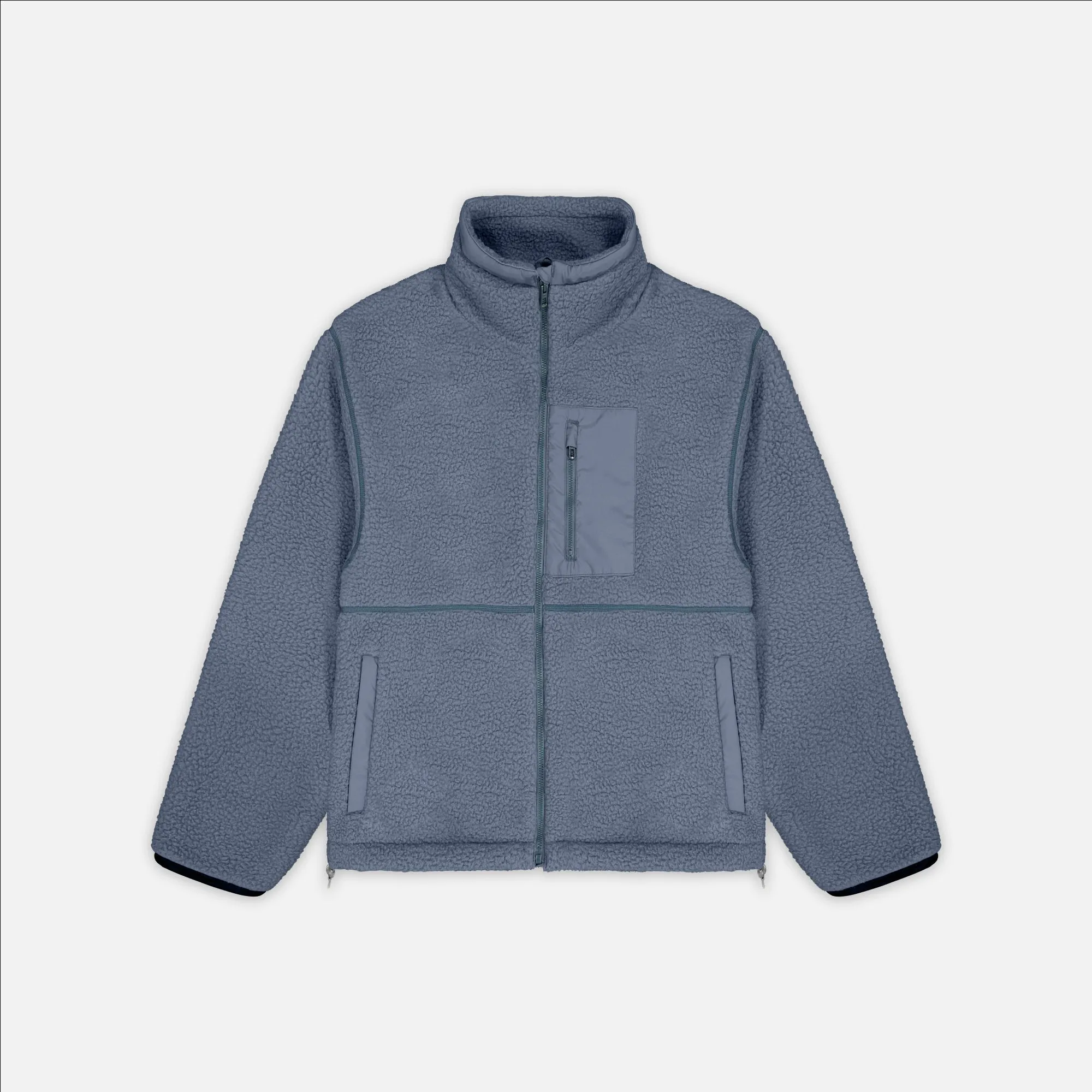 Aura Fleece Stormy Weather Blue sold by Wuxly