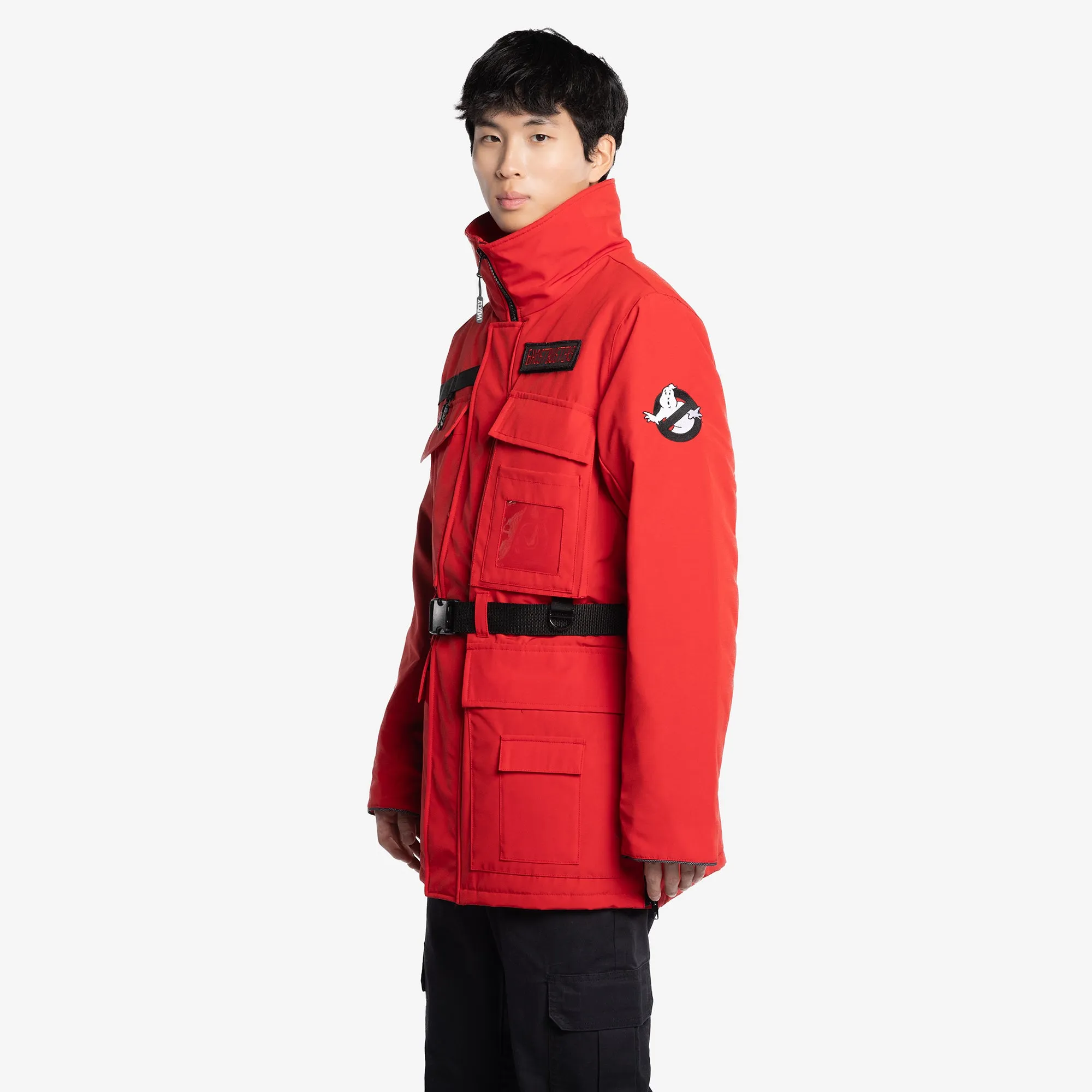 Wuxly X Ghostbusters Frozen Empire "Hero" Parka Red sold by Wuxly product image thumbnail 3