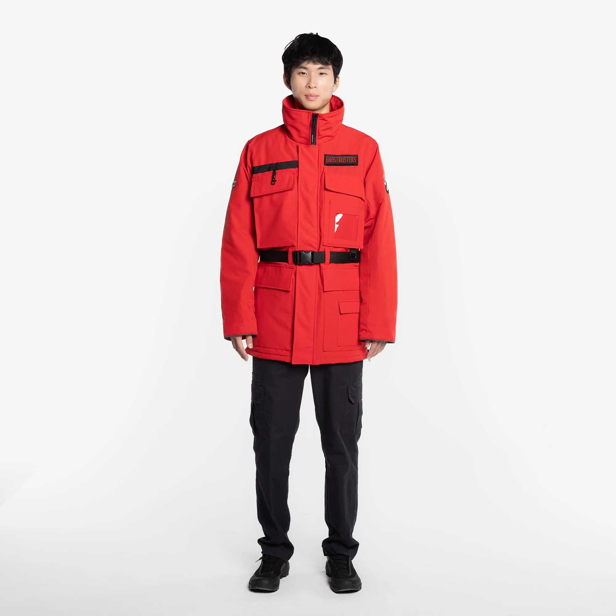 Wuxly X Ghostbusters Frozen Empire "Hero" Parka Red sold by Wuxly product image thumbnail 2
