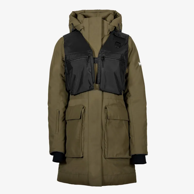 Lytton Parka Army Green sold by Wuxly