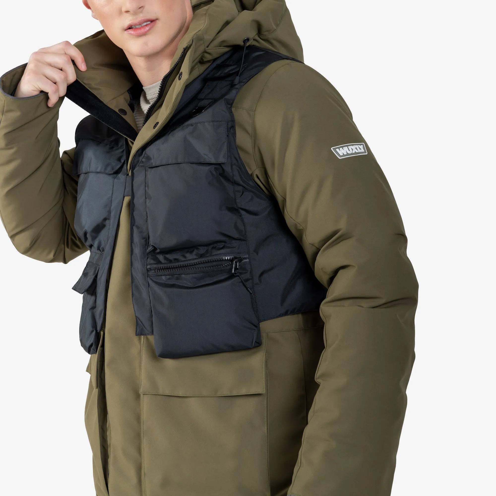 Berkeley Parka Army Green sold by Wuxly product image thumbnail 4