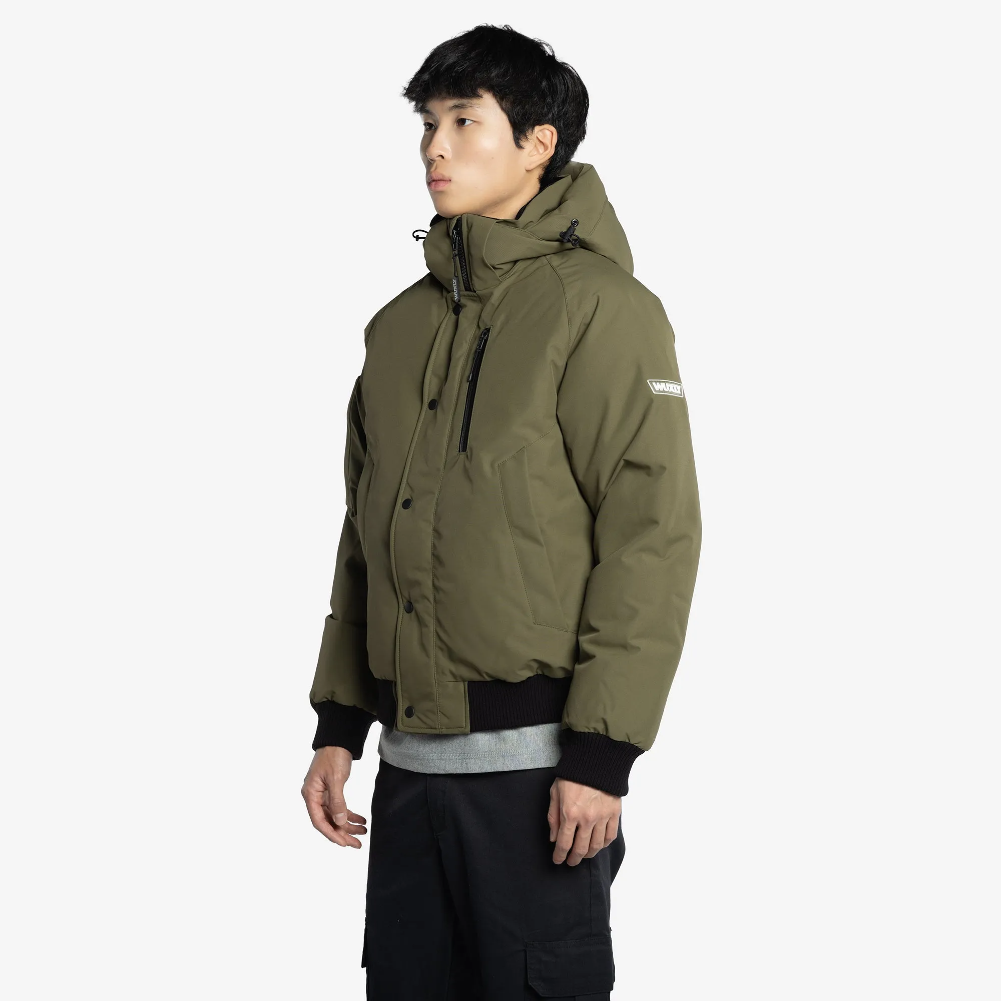 Bloor West Bomber Army Green sold by Wuxly product image thumbnail 3