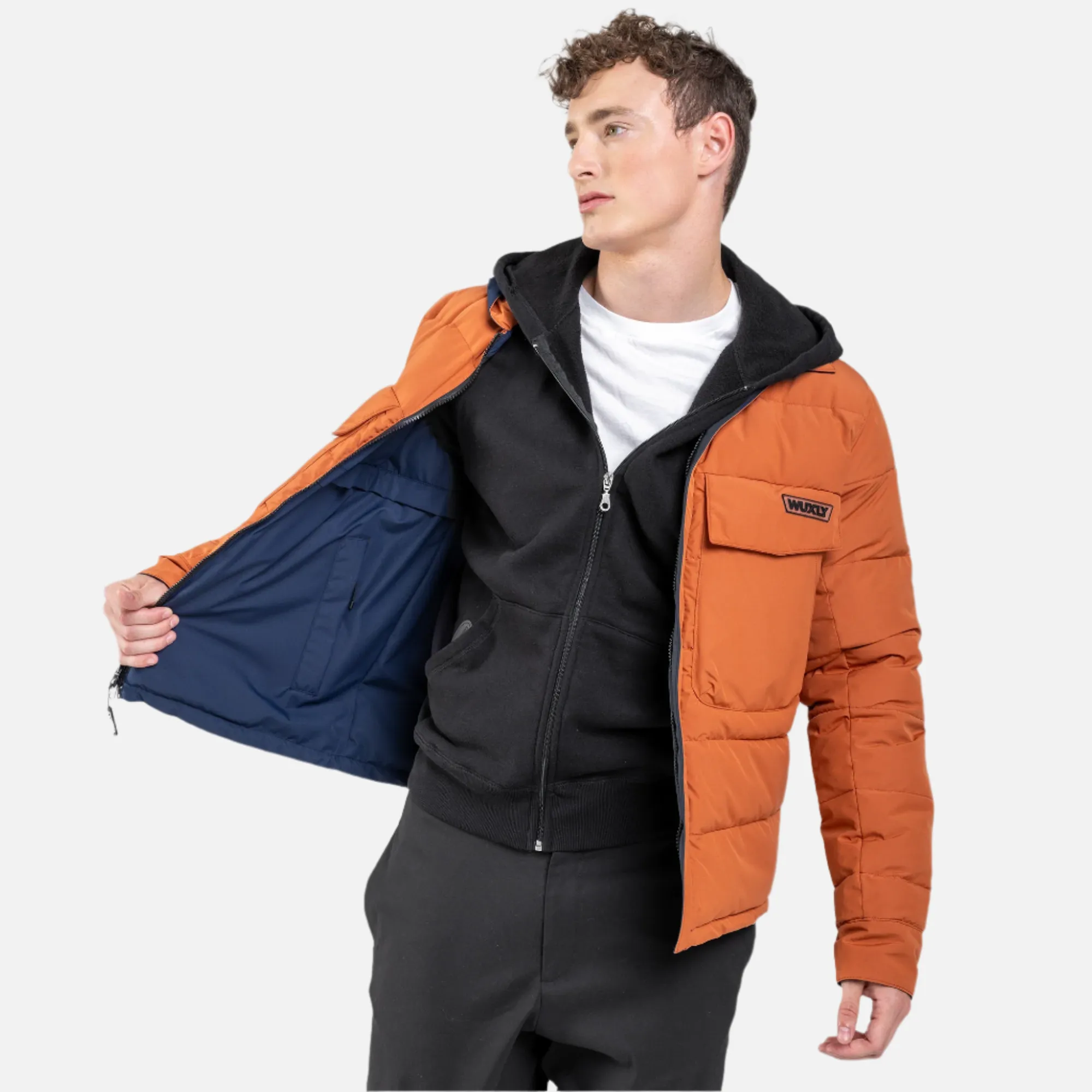Wallace Jacket Toronto Brick/Navy sold by Wuxly product image thumbnail 4