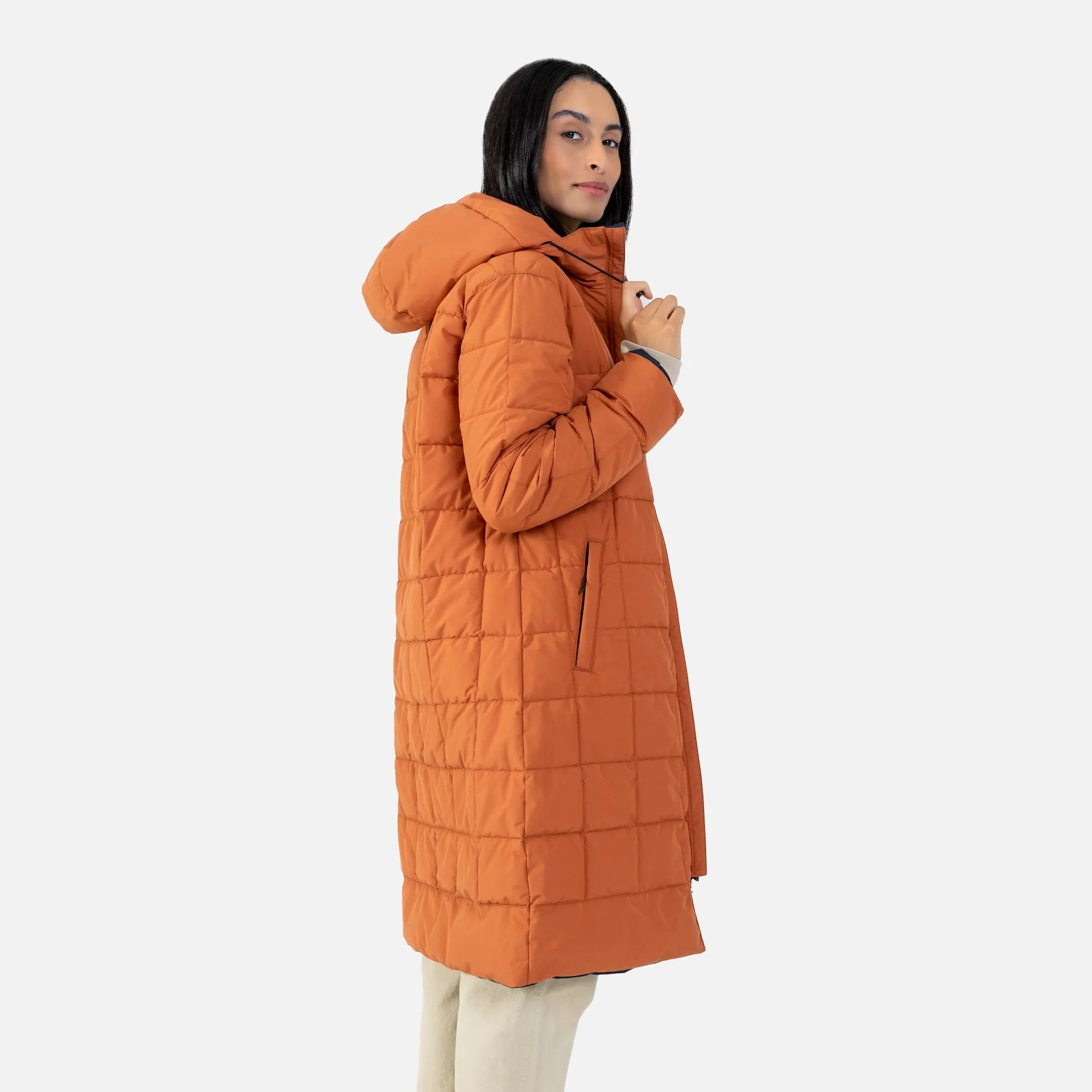 Emerson Jacket Orange/Navy sold by Wuxly product image thumbnail 2