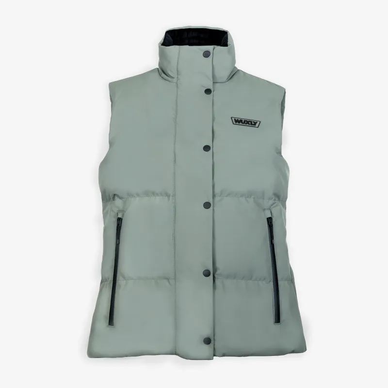 Parkdale Vest Sage Leaf sold by Wuxly